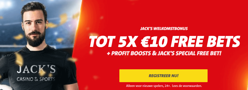 Jacks onlince casino bonussen